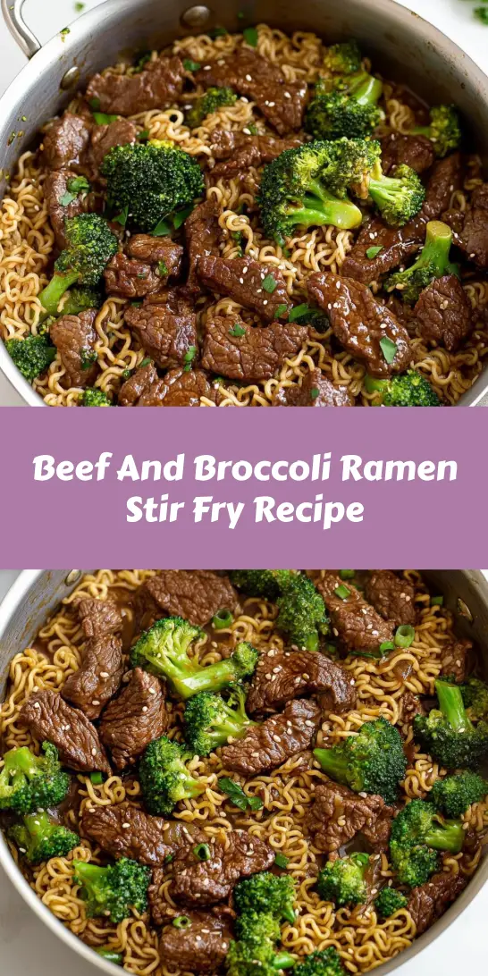 Beef And Broccoli Ramen Stir Fry Recipe