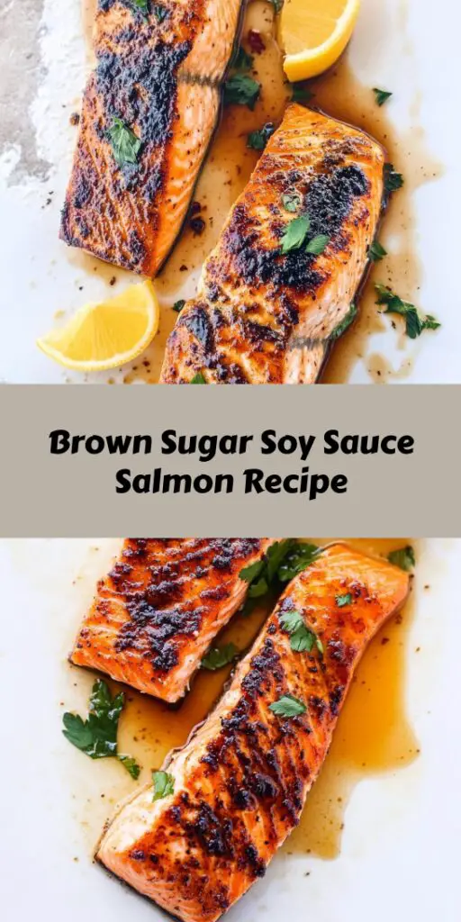 Brown Sugar Soy Sauce Salmon Recipe