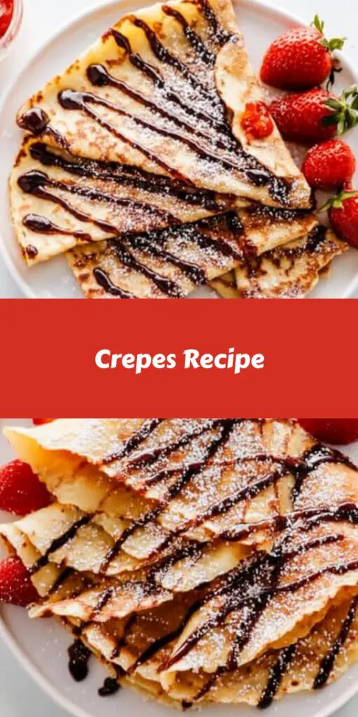 Crepes Recipe