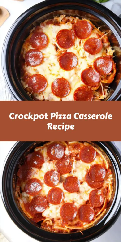 Crockpot Pizza Casserole Recipe