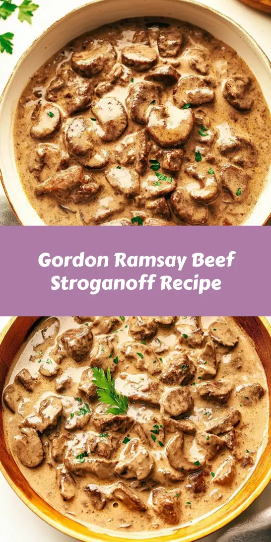 Gordon Ramsay Beef Stroganoff Recipe
