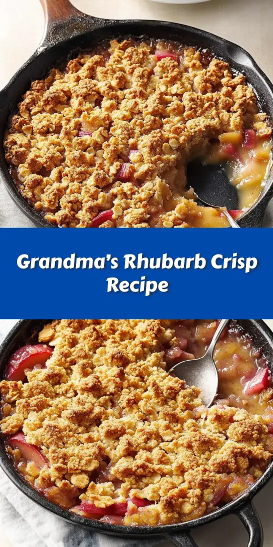 Grandma’s Rhubarb Crisp Recipe