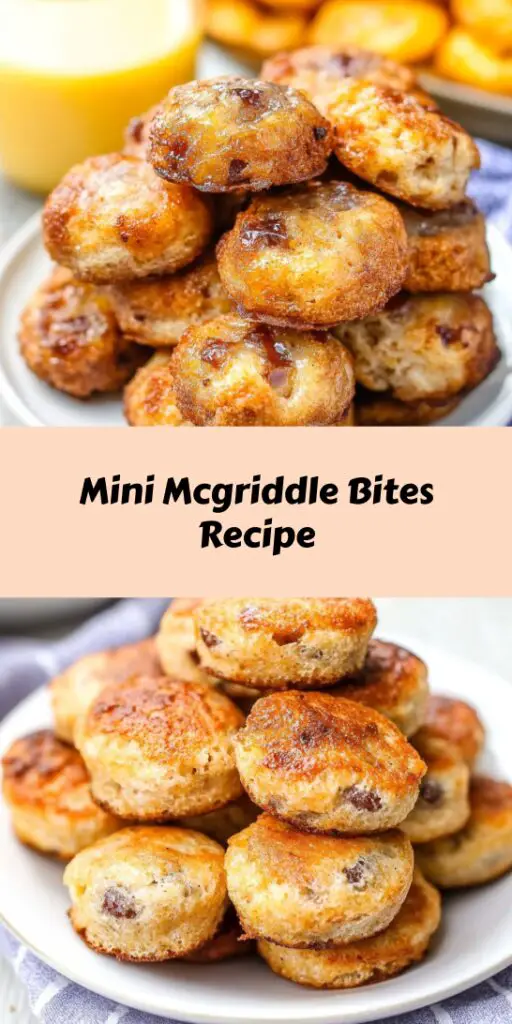 Mini Mcgriddle Bites Recipe