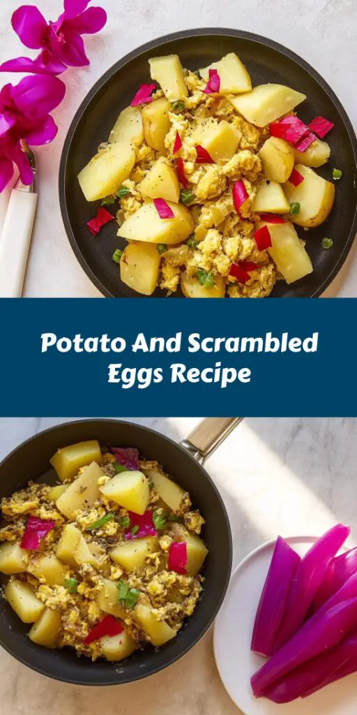 Potato And Scrambled Eggs Recipe