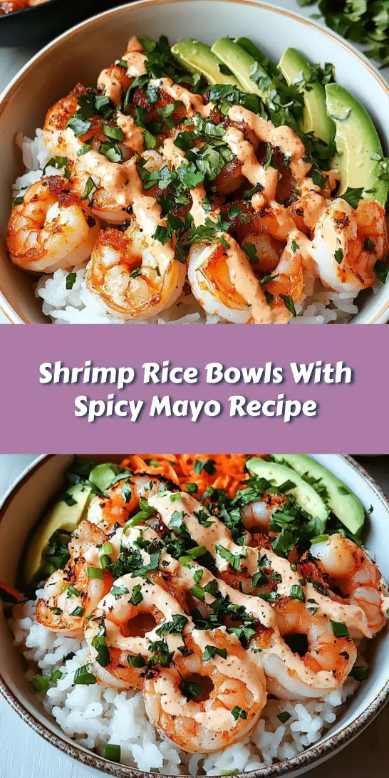 Shrimp Rice Bowls With Spicy Mayo Recipe