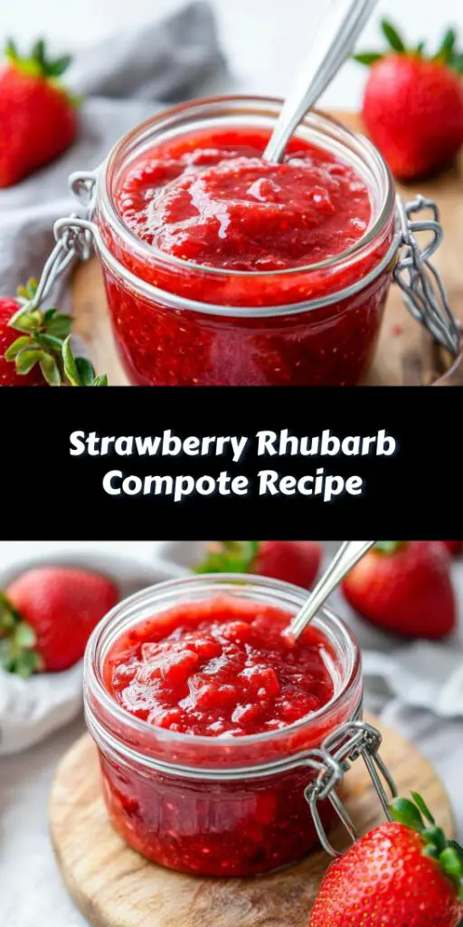 Strawberry Rhubarb Compote Recipe