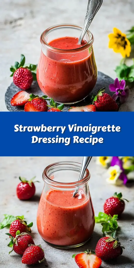 Strawberry Vinaigrette Dressing Recipe