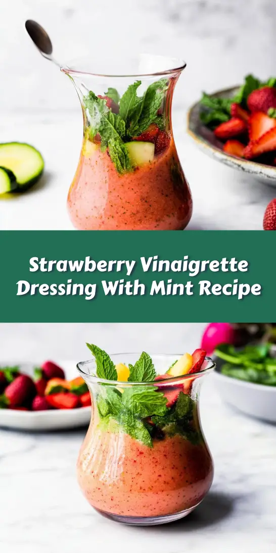 Strawberry Vinaigrette Dressing With Mint Recipe