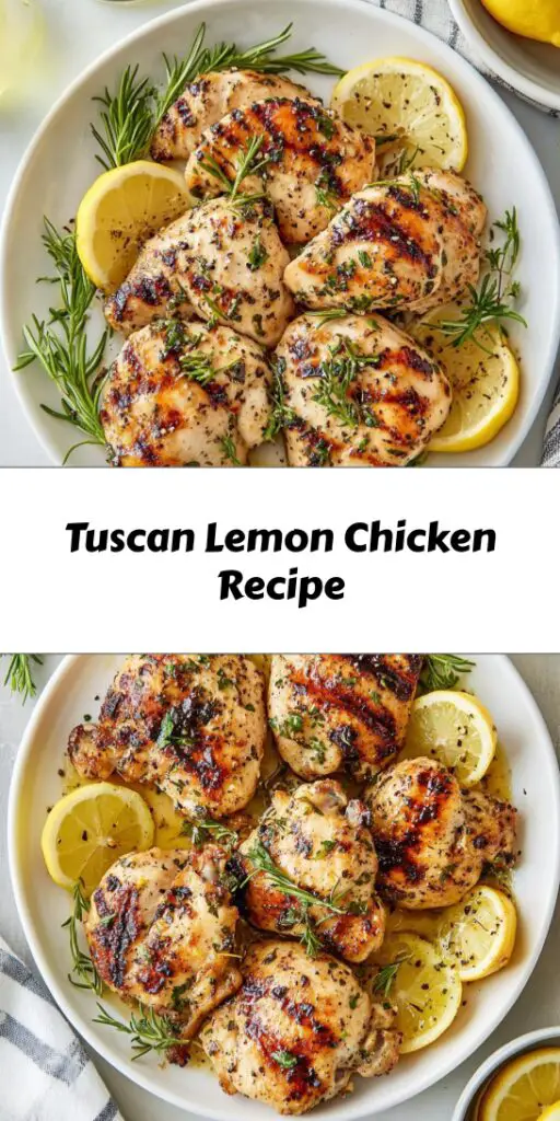 Tuscan Lemon Chicken Recipe