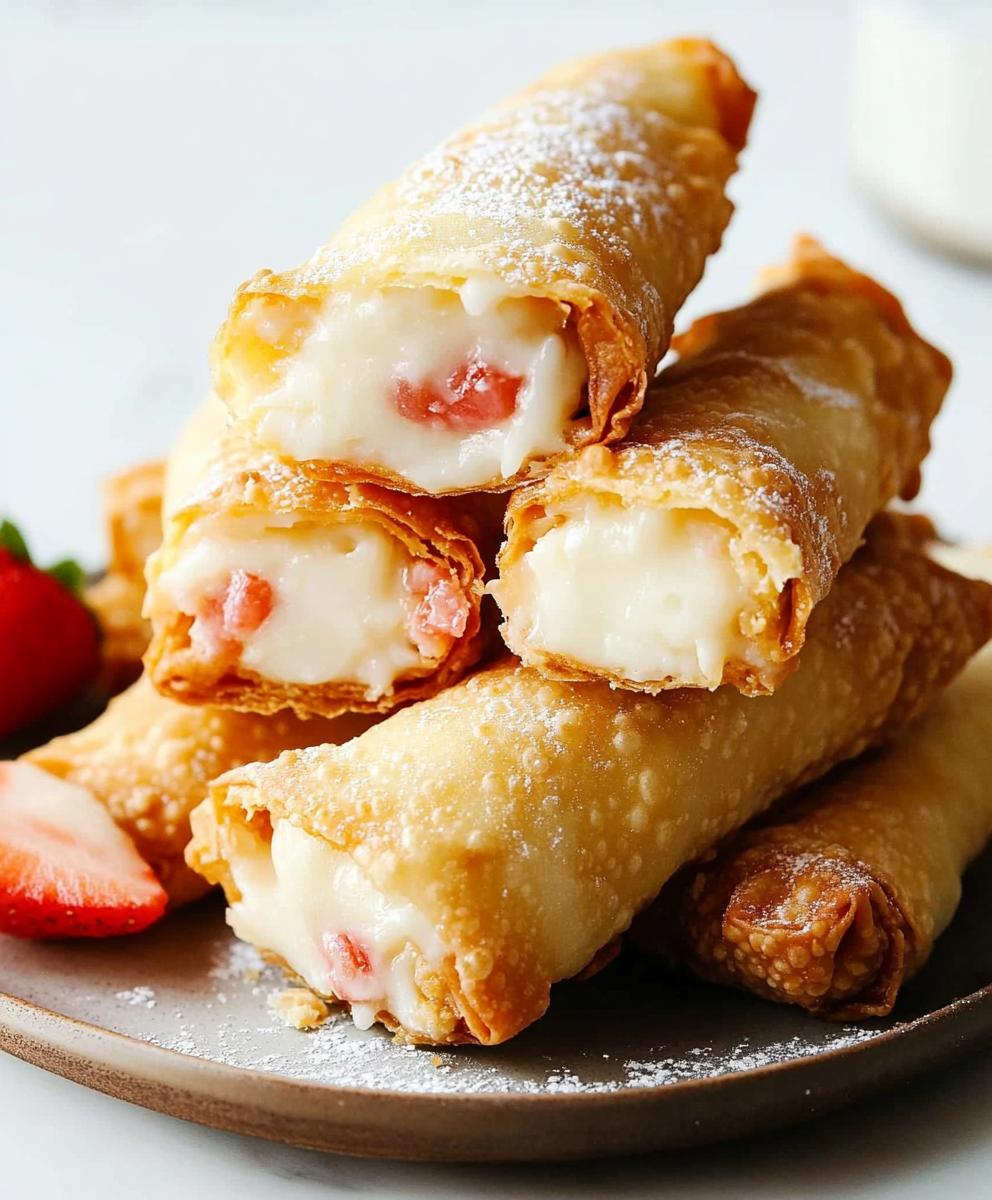 Cheesecake Egg Rolls Recipe