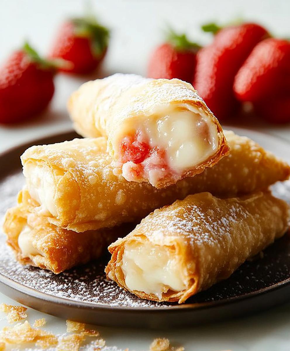 Cheesecake Egg Rolls Recipe