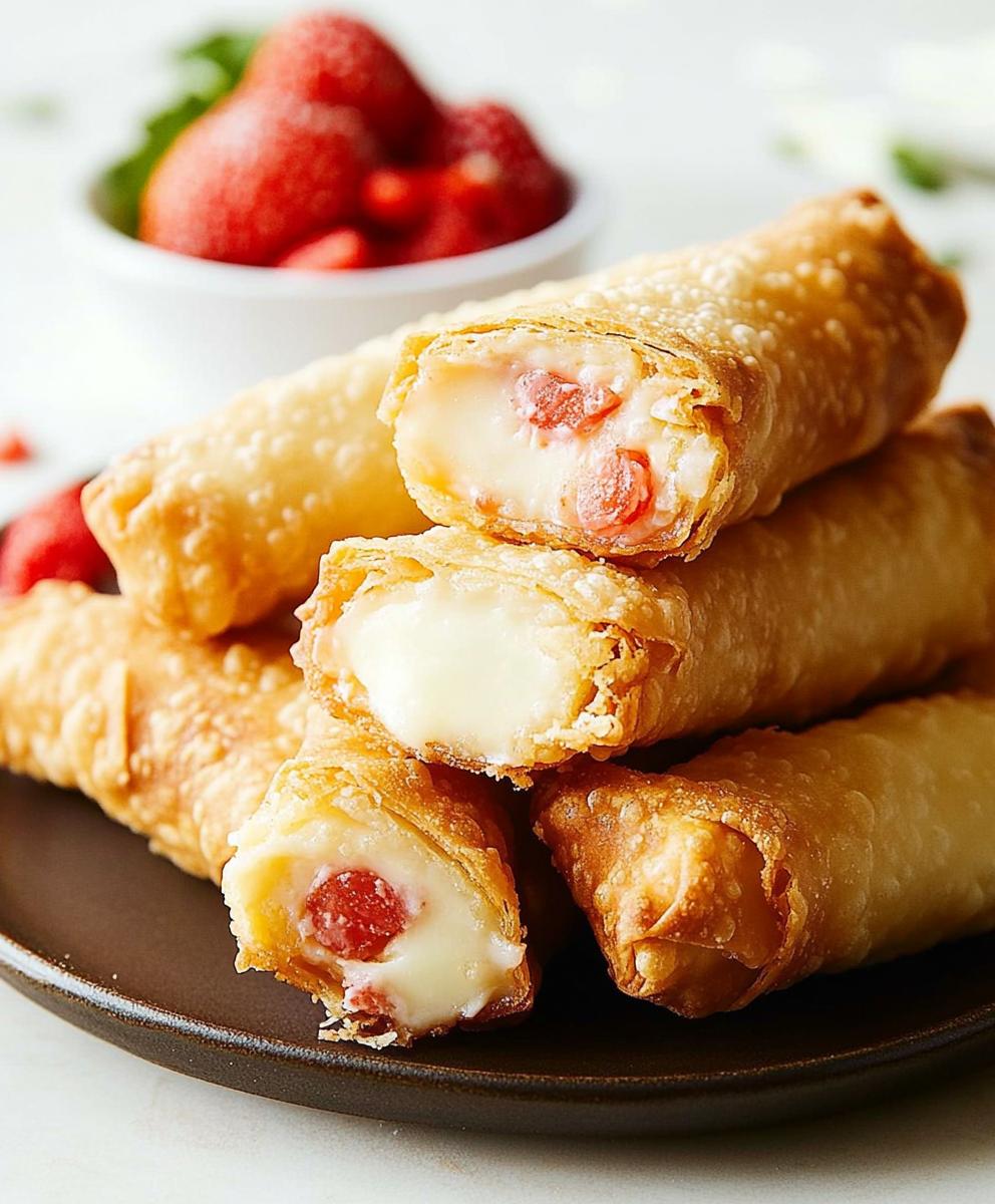 Cheesecake Egg Rolls Recipe