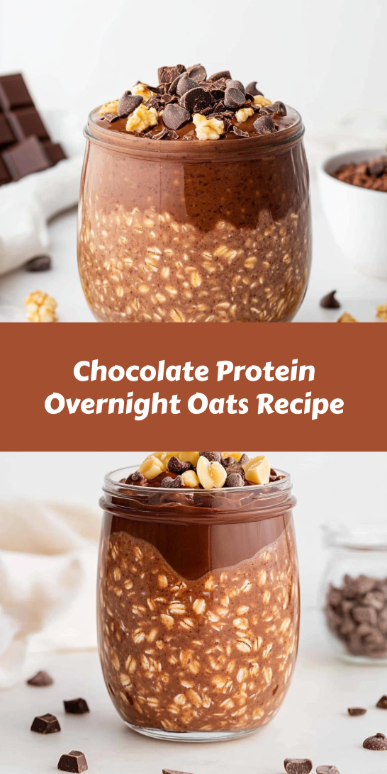 Chocolate Protein Overnight Oats Recipe