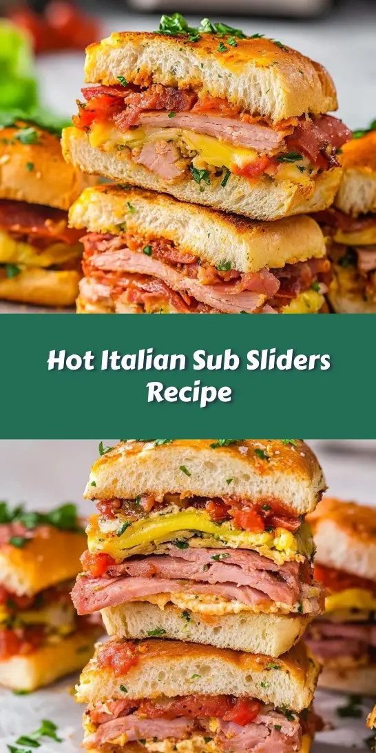 Hot Italian Sub Sliders Recipe
