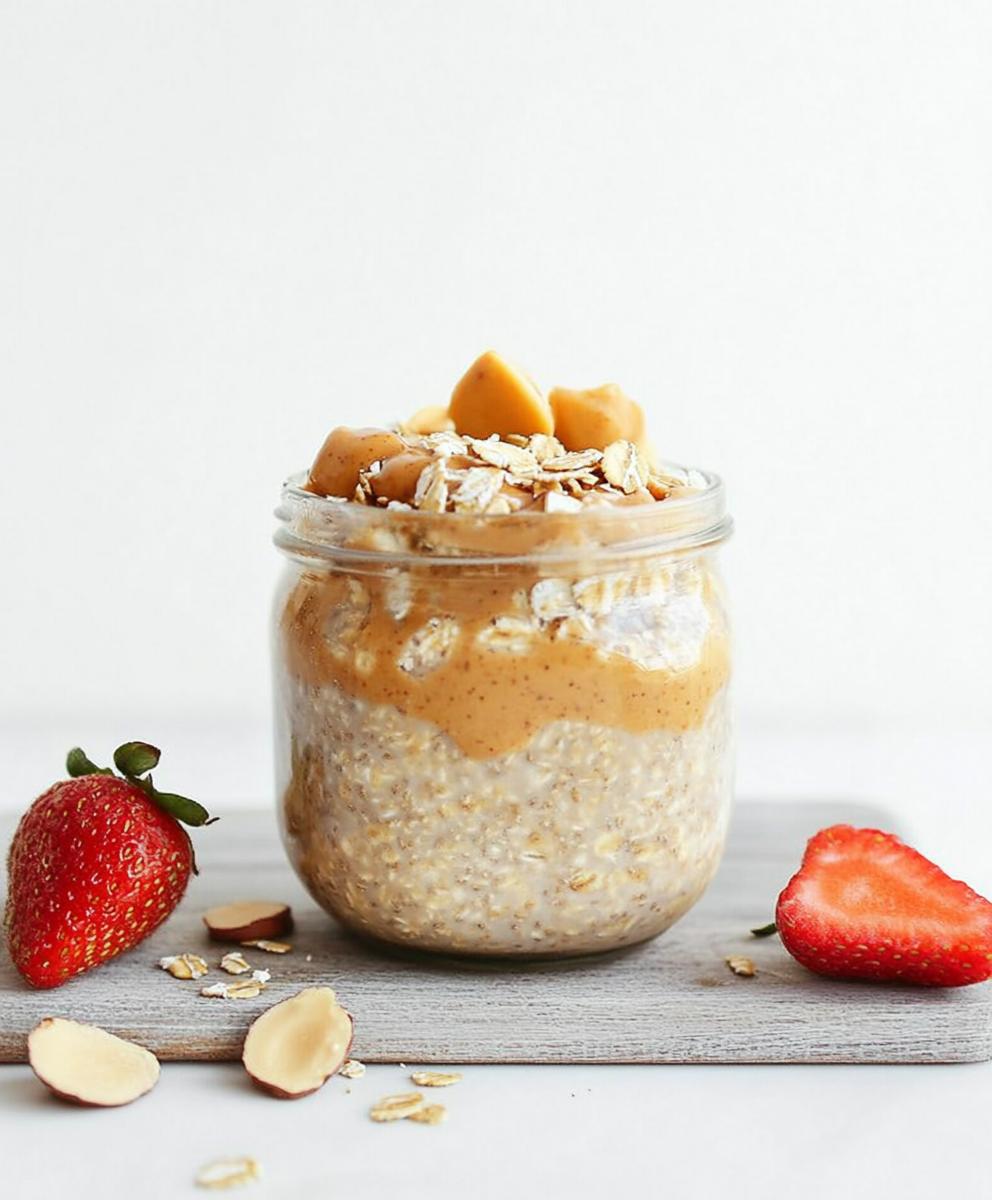 Peanut Butter Overnight Oats Recipe