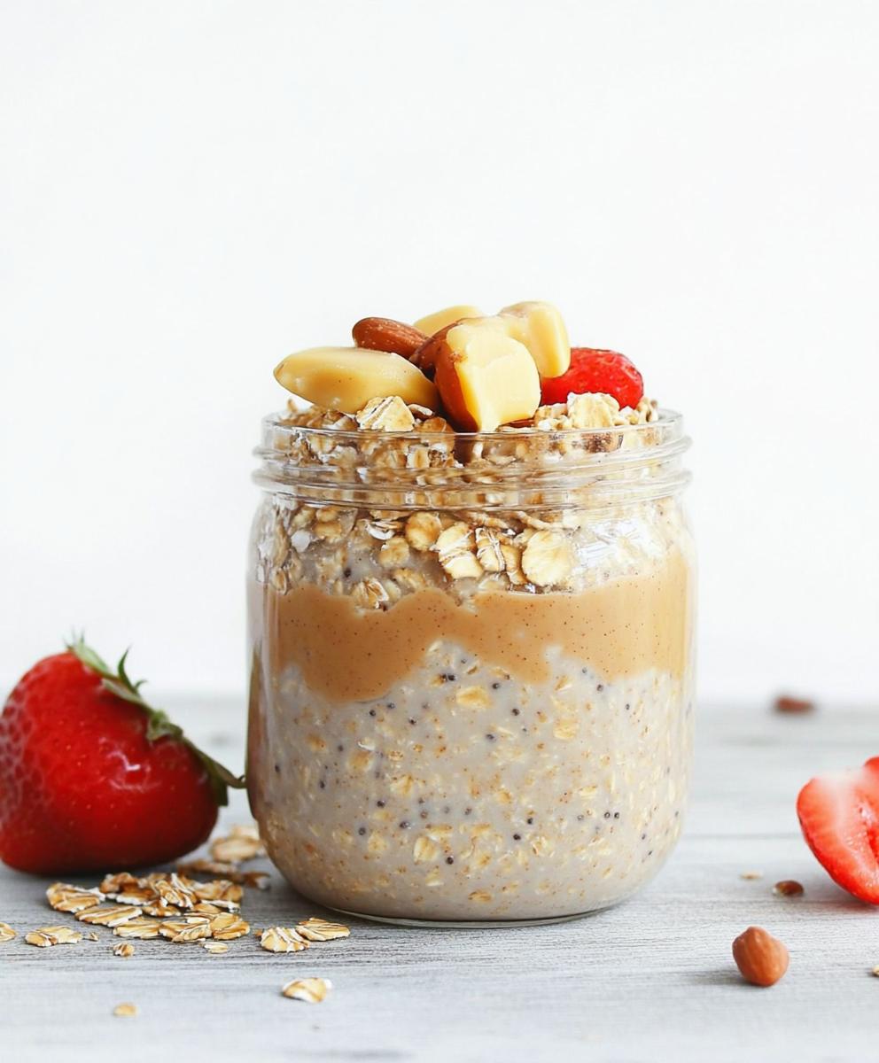 Peanut Butter Overnight Oats Recipe