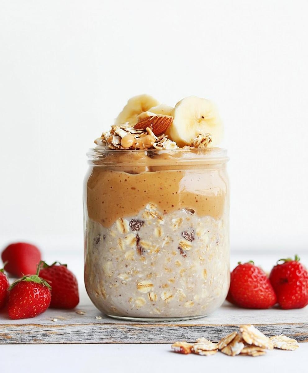 Peanut Butter Overnight Oats Recipe