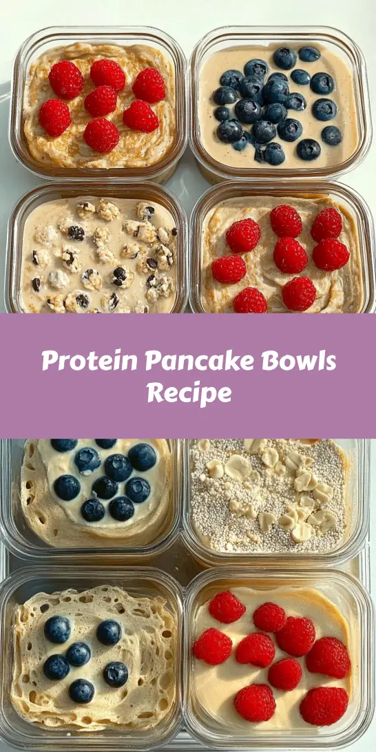 Print - Protein Pancake Bowls Recipe