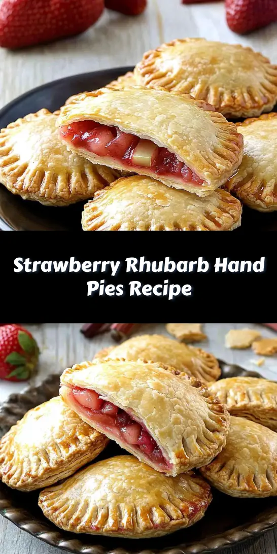 Strawberry Rhubarb Hand Pies Recipe