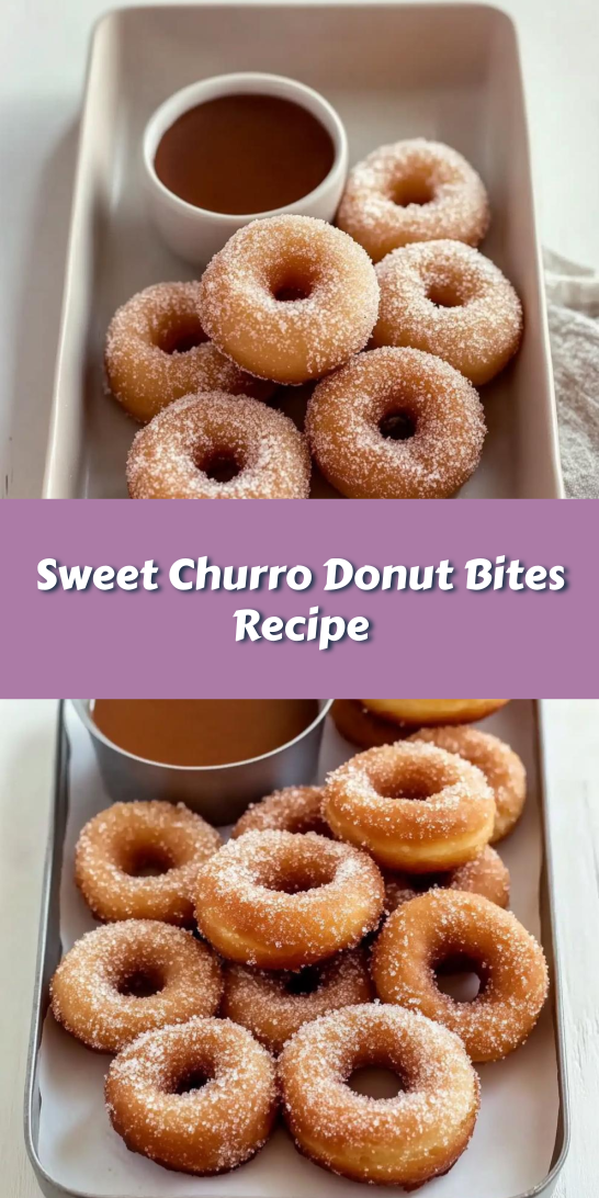 Sweet Churro Donut Bites Recipe