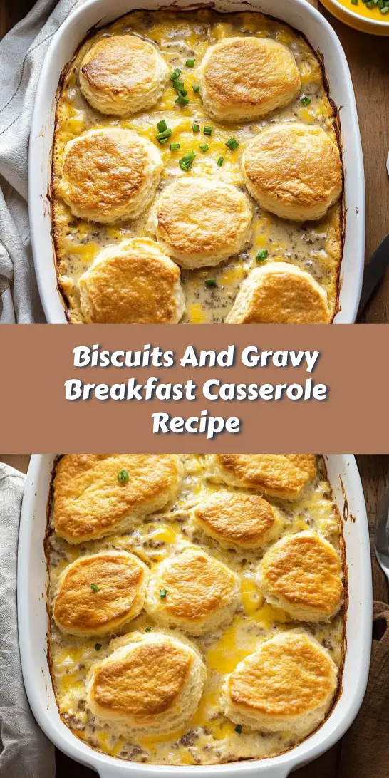 Biscuits And Gravy Breakfast Casserole Recipe