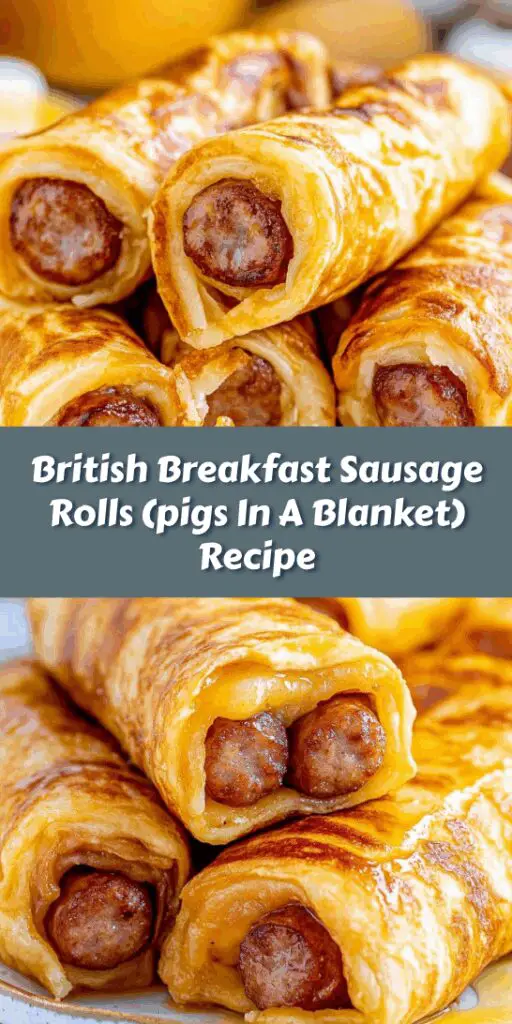 British Breakfast Sausage Rolls (pigs In A Blanket) Recipe