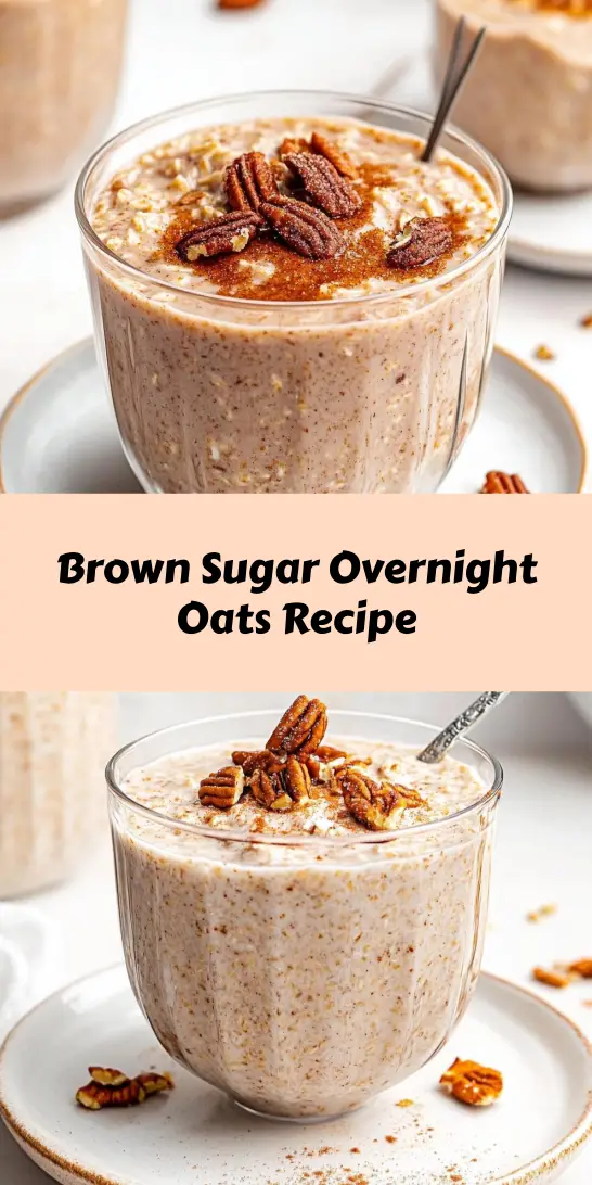 Brown Sugar Overnight Oats Recipe
