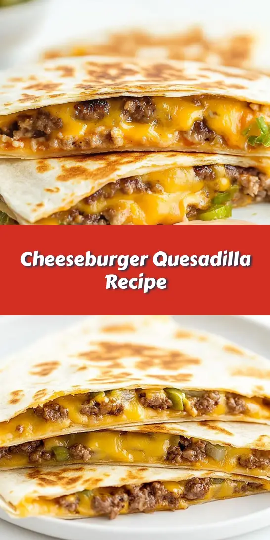 Cheeseburger Quesadilla Recipe