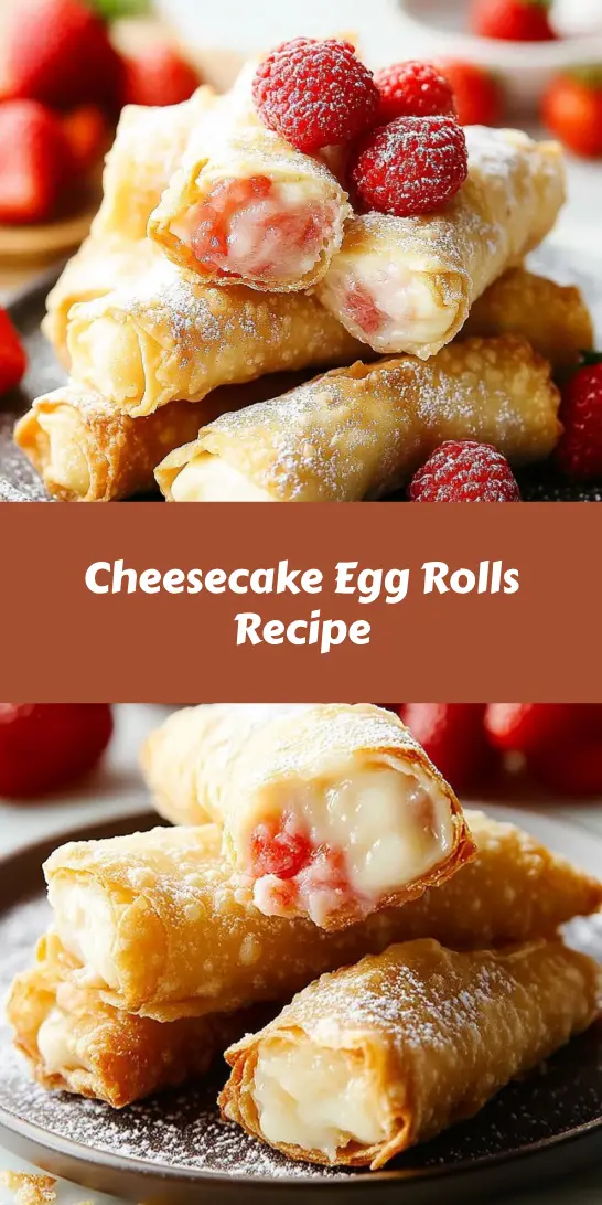 Cheesecake Egg Rolls Recipe