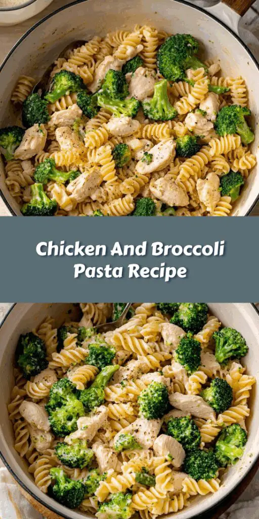 Chicken And Broccoli Pasta Recipe