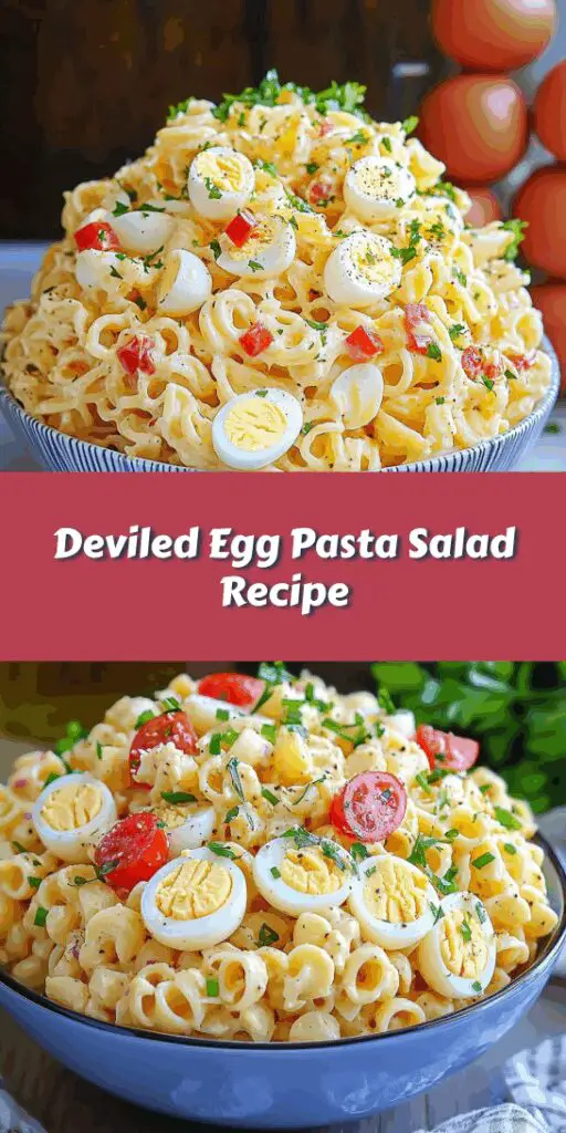 Deviled Egg Pasta Salad Recipe