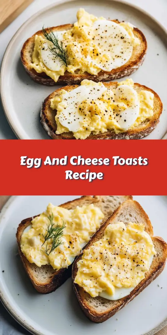 Egg And Cheese Toasts Recipe