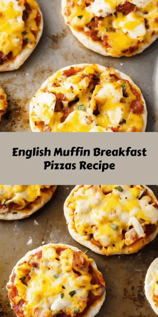English Muffin Breakfast Pizzas Recipe