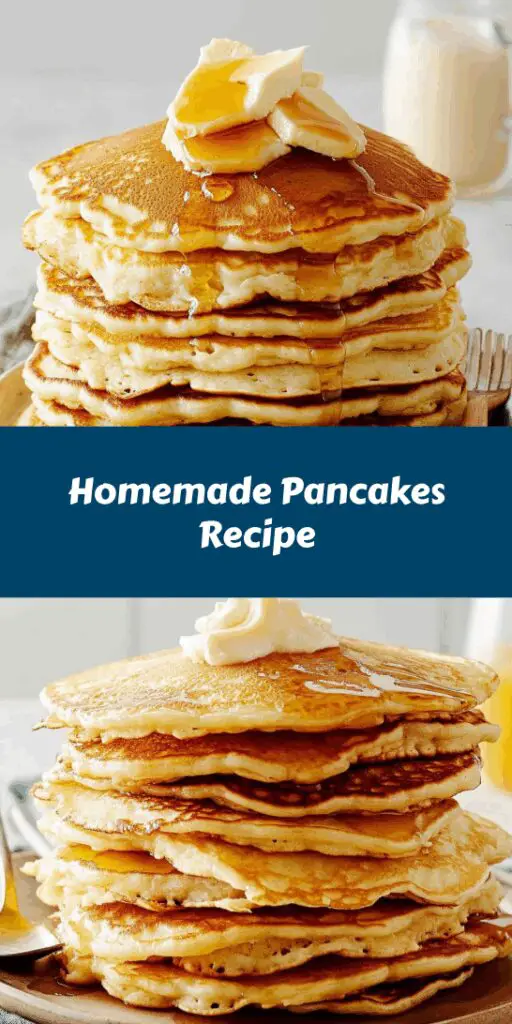 Homemade Pancakes Recipe