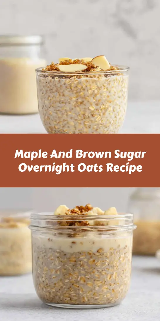 Maple And Brown Sugar Overnight Oats Recipe