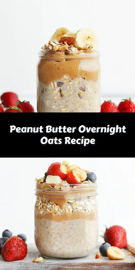 Peanut Butter Overnight Oats Recipe