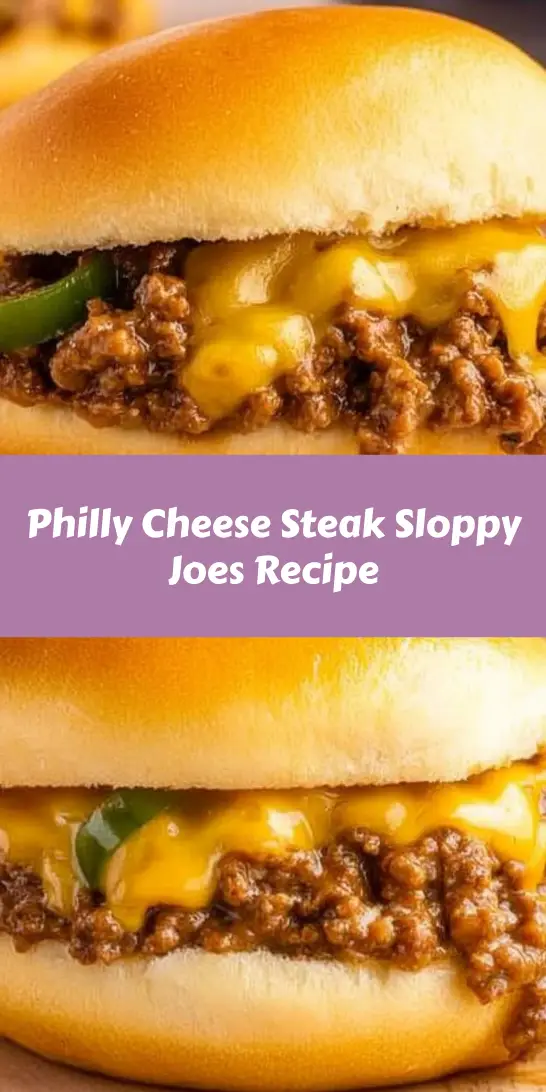 Philly Cheese Steak Sloppy Joes Recipe