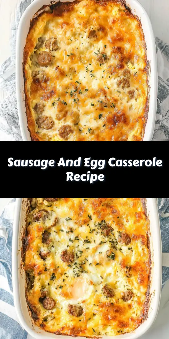 Sausage And Egg Casserole Recipe