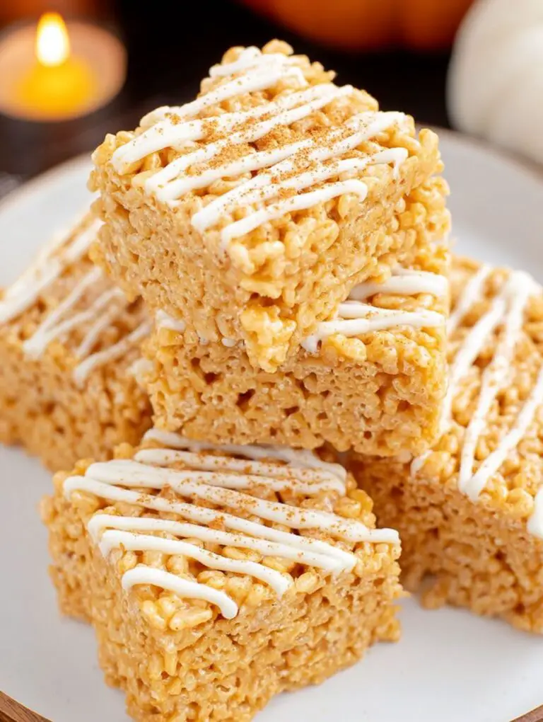 Pumpkin Spice Rice Krispie Treats Recipe
