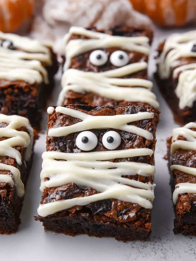 Mummy Brownies Recipe