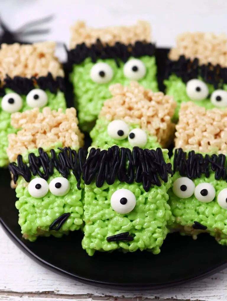 Frankenstein Rice Krispie Treats Recipe