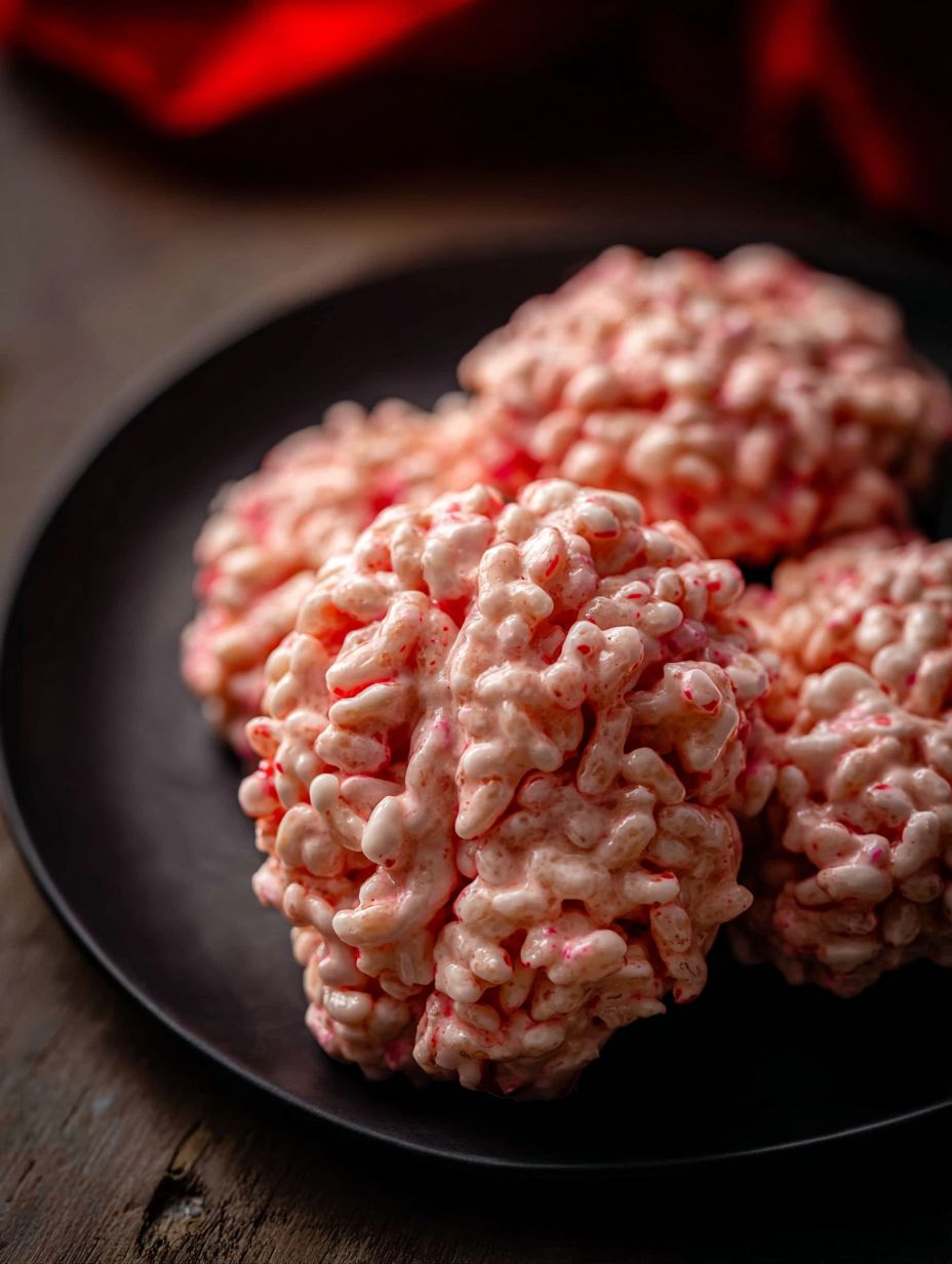 Vegan Marshmallows Rice Bubbles Halloween Brains Recipe