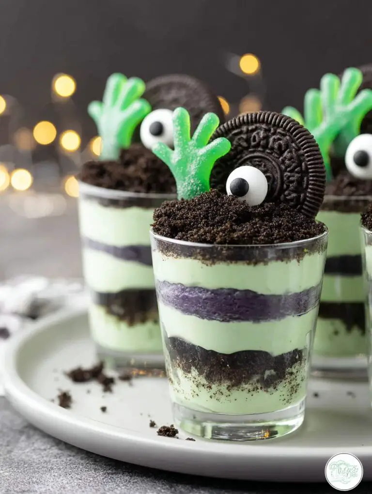 Zombie Dirt Pudding Cups Recipe