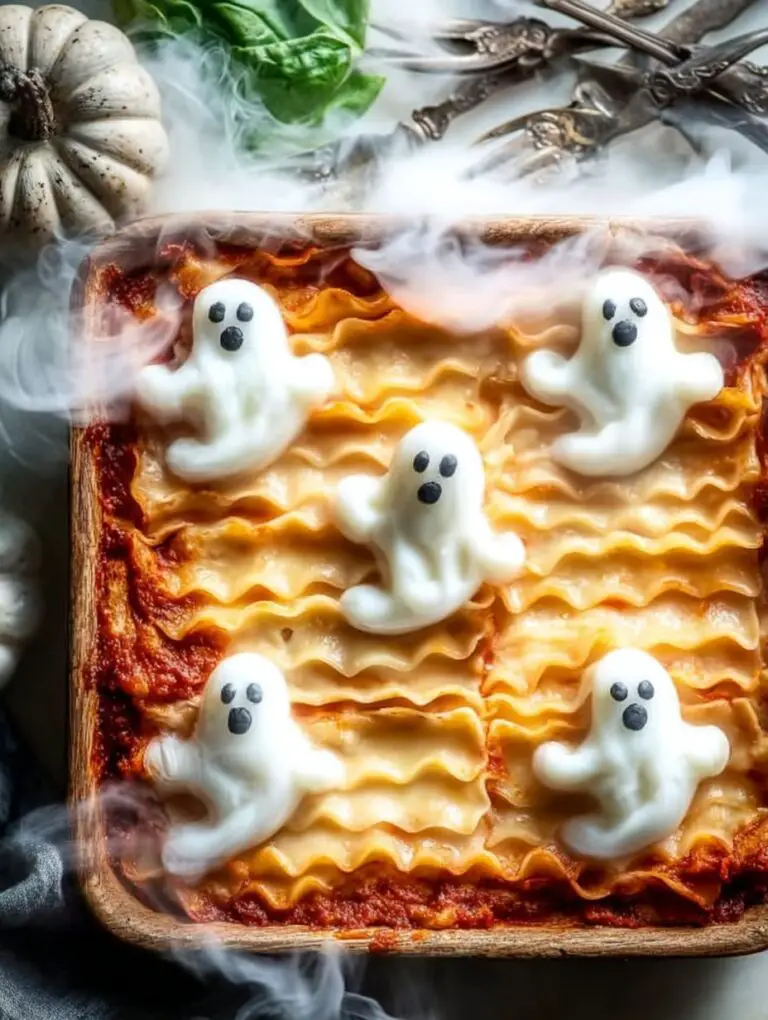 Ghostly Lasagna Recipe