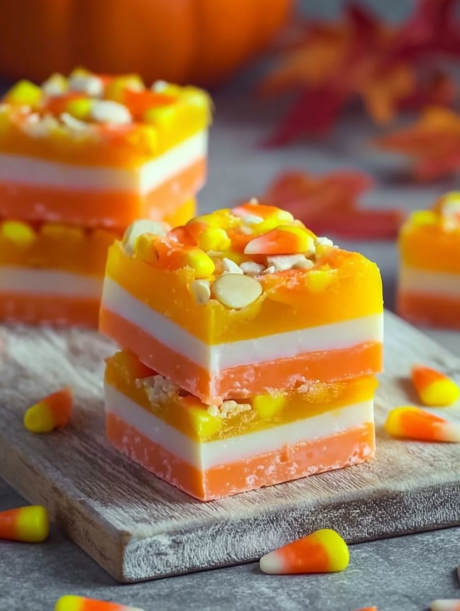 Healthy Candy Corn Bars Made Easy Recipe