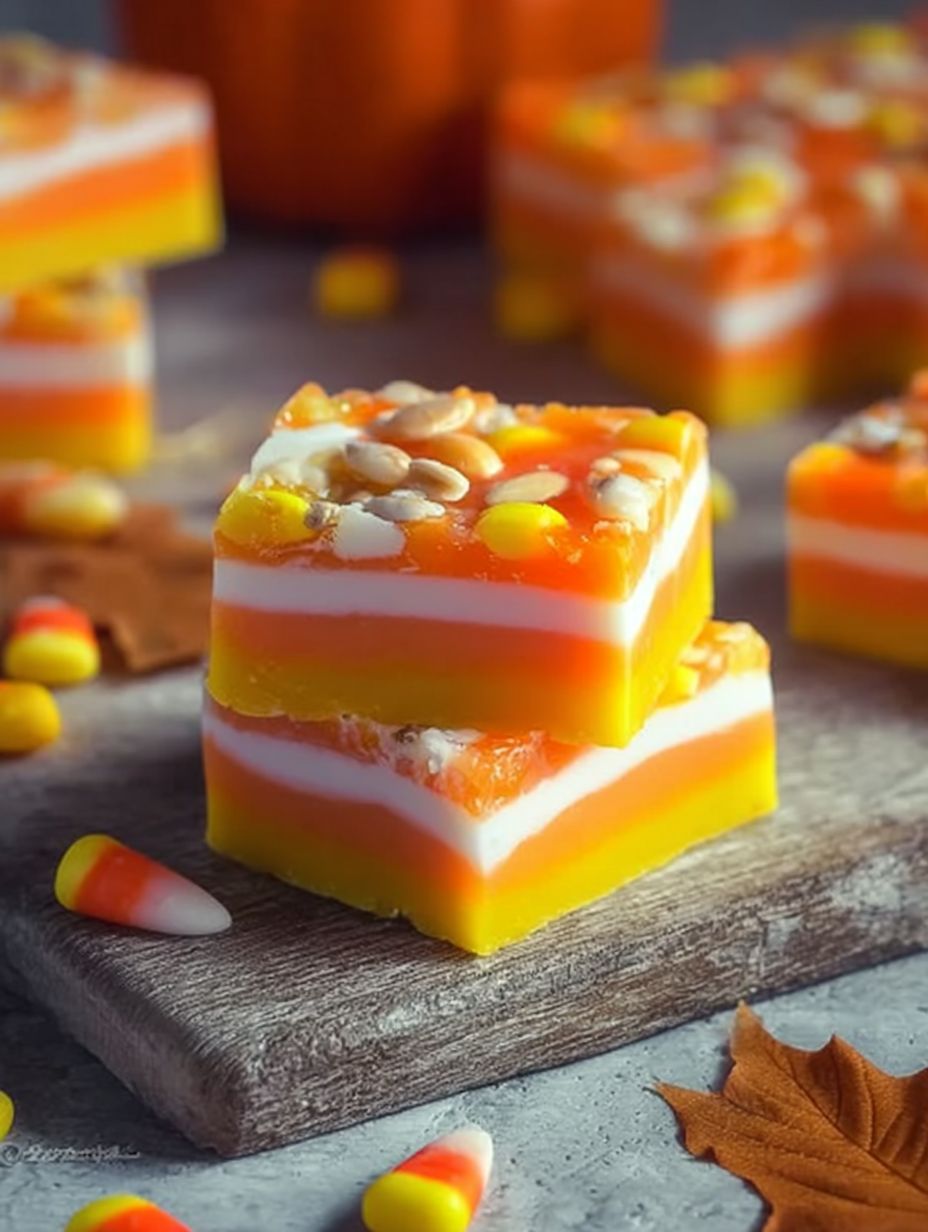 Healthy Candy Corn Bars Made Easy Recipe