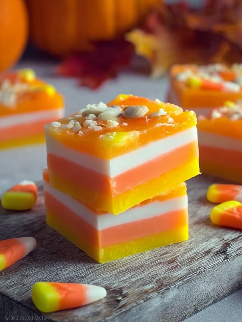 Healthy Candy Corn Bars Made Easy Recipe