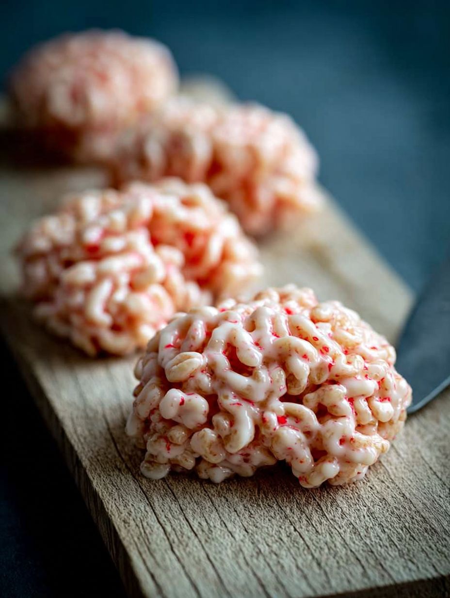 Rice Krispies Treat Marshmallow Brains Recipe