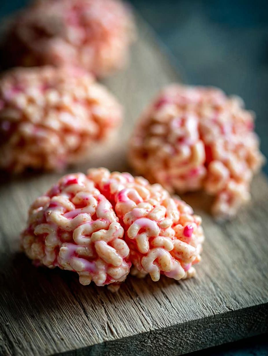 Rice Krispies Treat Marshmallow Brains Recipe