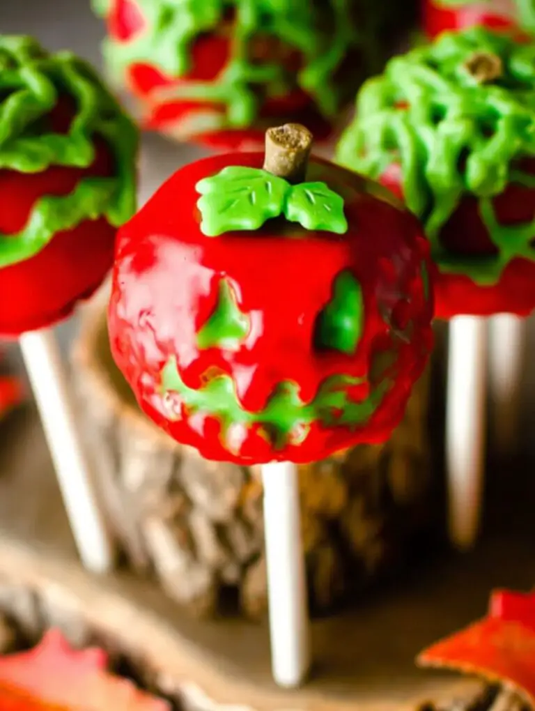 Poison Apple Cake Pops Recipe